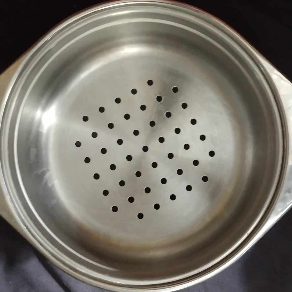 Stainless steel colander / pot insert with handles